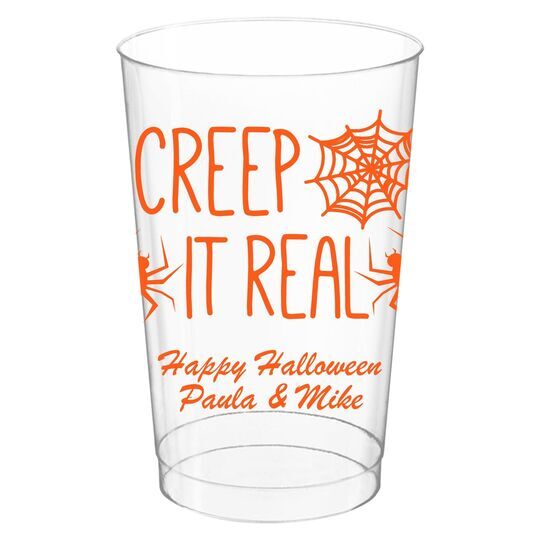Creep It Real Clear Plastic Cups